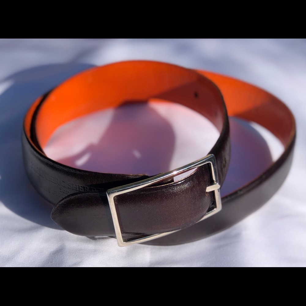 NW Kleinberg Sherrill For Saks 5th Ave Belt Sz S